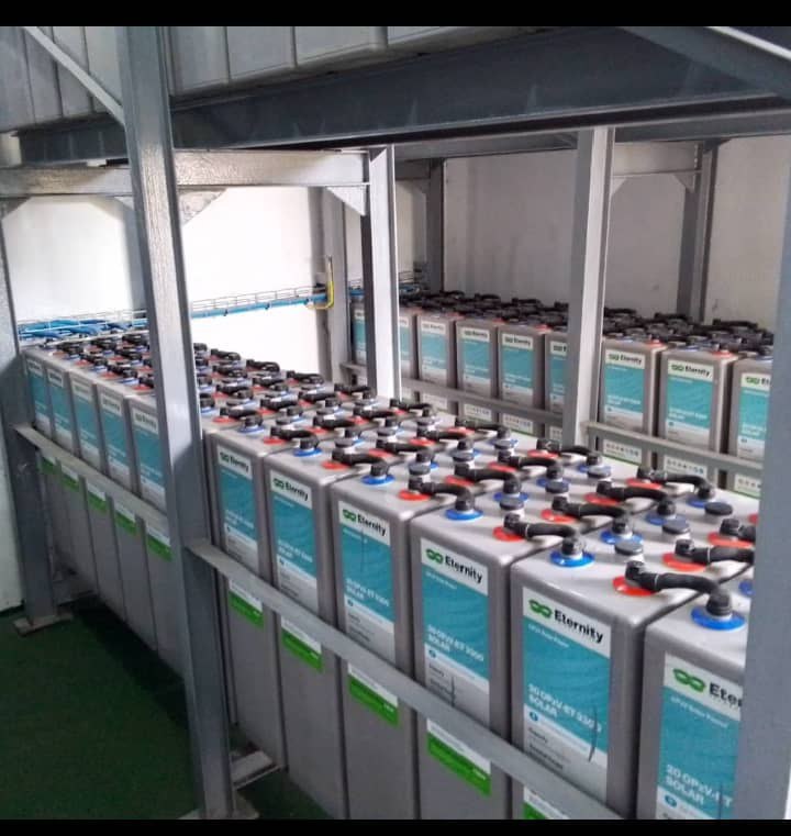 Salle de stockage batteries